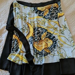 Silk Wrap Skirt